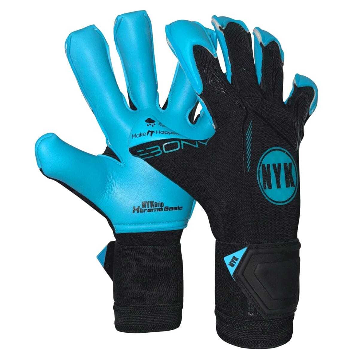 NYK Ebony goalkeeper gloves