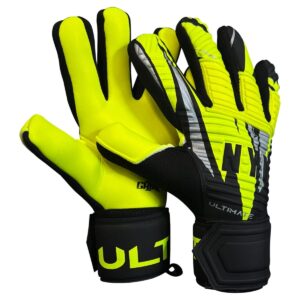 Ultimate X-Grippy goalkeeper gloves Blue Moon edition palm view