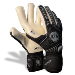 Black Widow Control goalkeeper gloves Dark edition front view