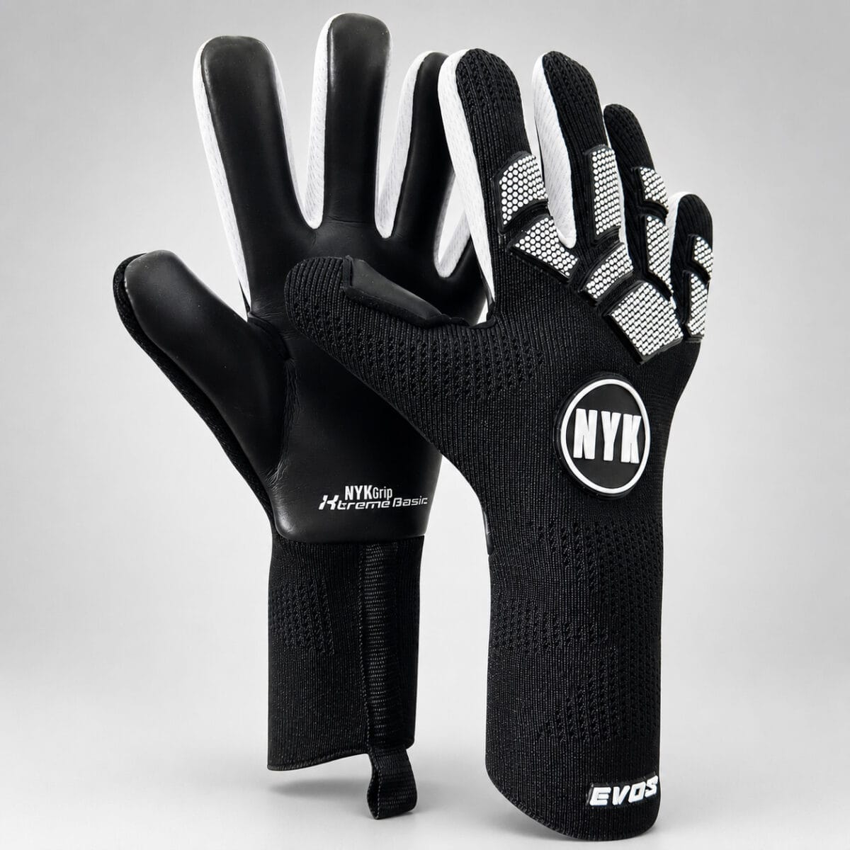 Evo 3 Dark Knitt Goalkeeper Gloves | X-Basic & X-Plus Grip | NYK