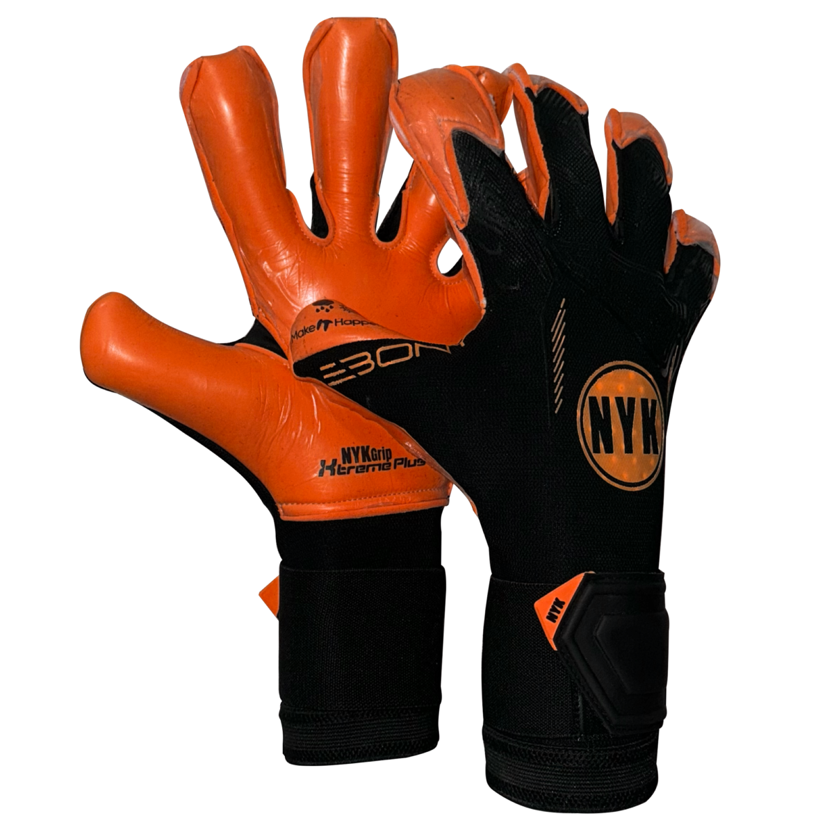 NYK Ebony goalkeeper gloves palm with German latex