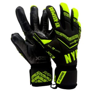 Jogra3 goalkeeper gloves front view with German latex palm