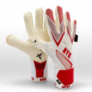 APEX Negative Cut Goalkeeper Gloves by NYK with professional fit and lion-inspired design