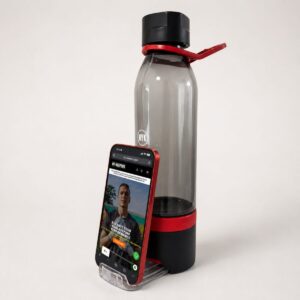 NYK Hydra Pro Bottle – Sports Water Bottle with Towel & Phone Holder